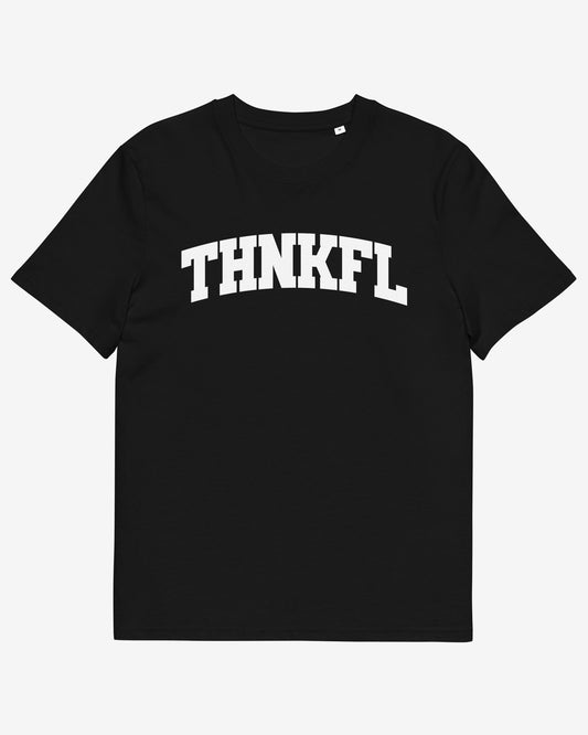 CAMISETA NEGRA THNKFL COLLEGE