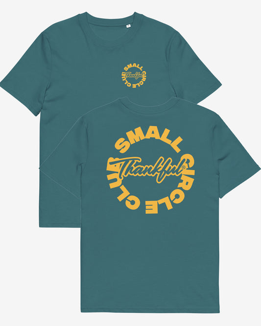 CAMISETA VERDE AZULADO SMALL CIRCLE CLUB