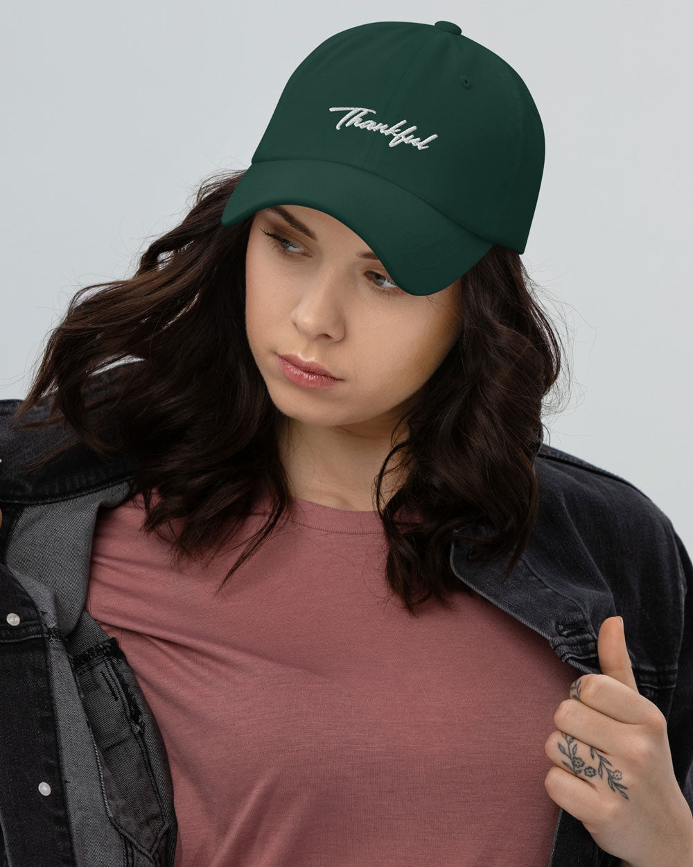 GORRA VERDE THANKFUL